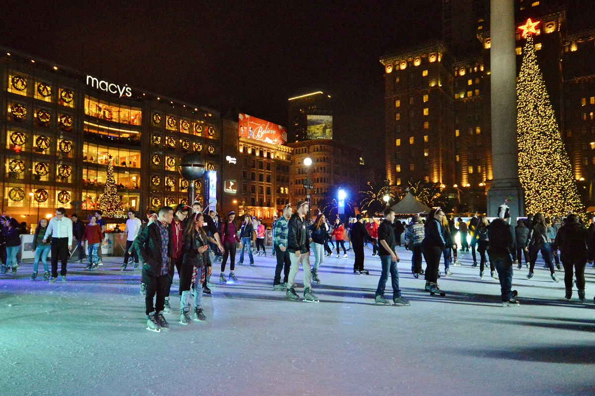 Union Square San Francisco Ice Skating